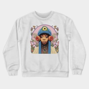 Flower lady Crewneck Sweatshirt